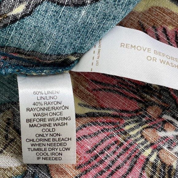 LOFT Petites Ann Taylor Paradise Halter Maxi Dress Tropical Floral Size SP Boho - Picture 7 of 11